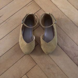 Mustard colored Ballerina Flats